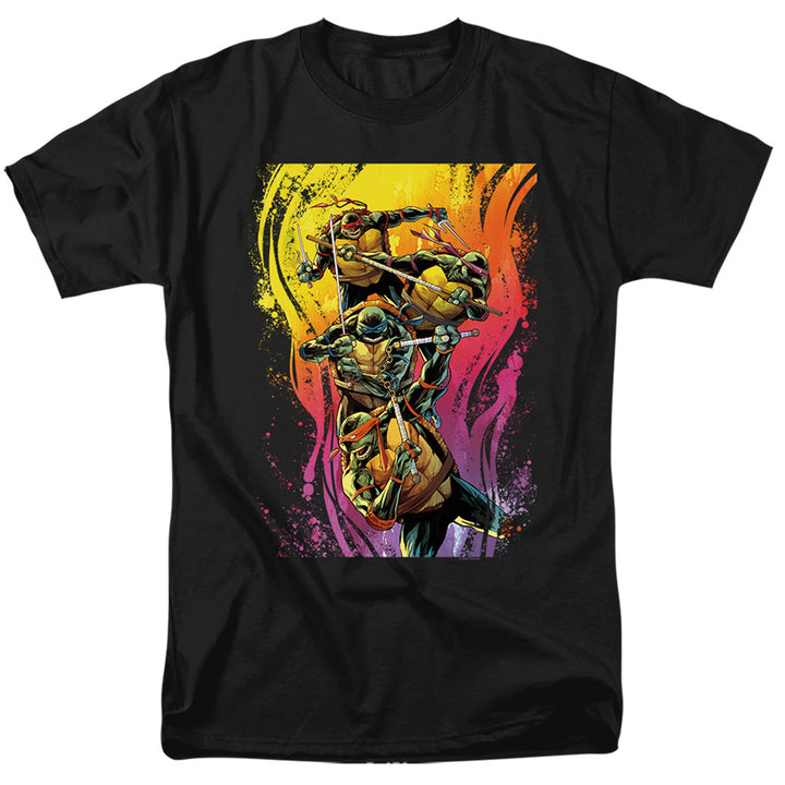 TMNT - Hot Rainbow Warriors - Adult T-Shirt
