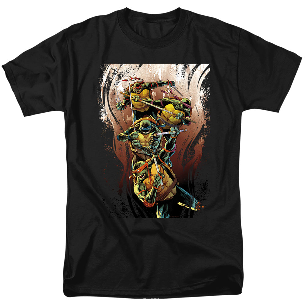 TMNT - Earthy Rainbow Warriors - Adult T-Shirt