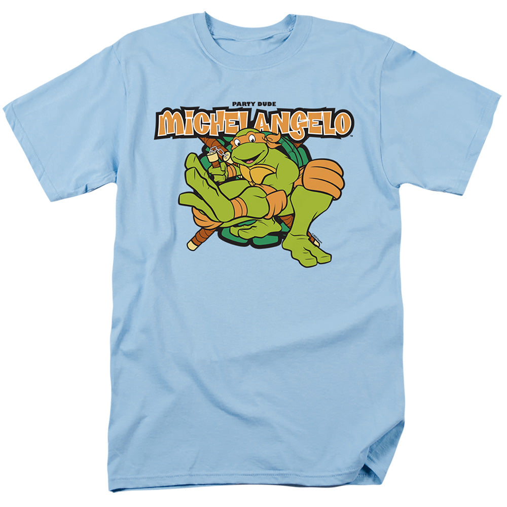 TMNT - Party Dude Michelangelo - Adult T-Shirt