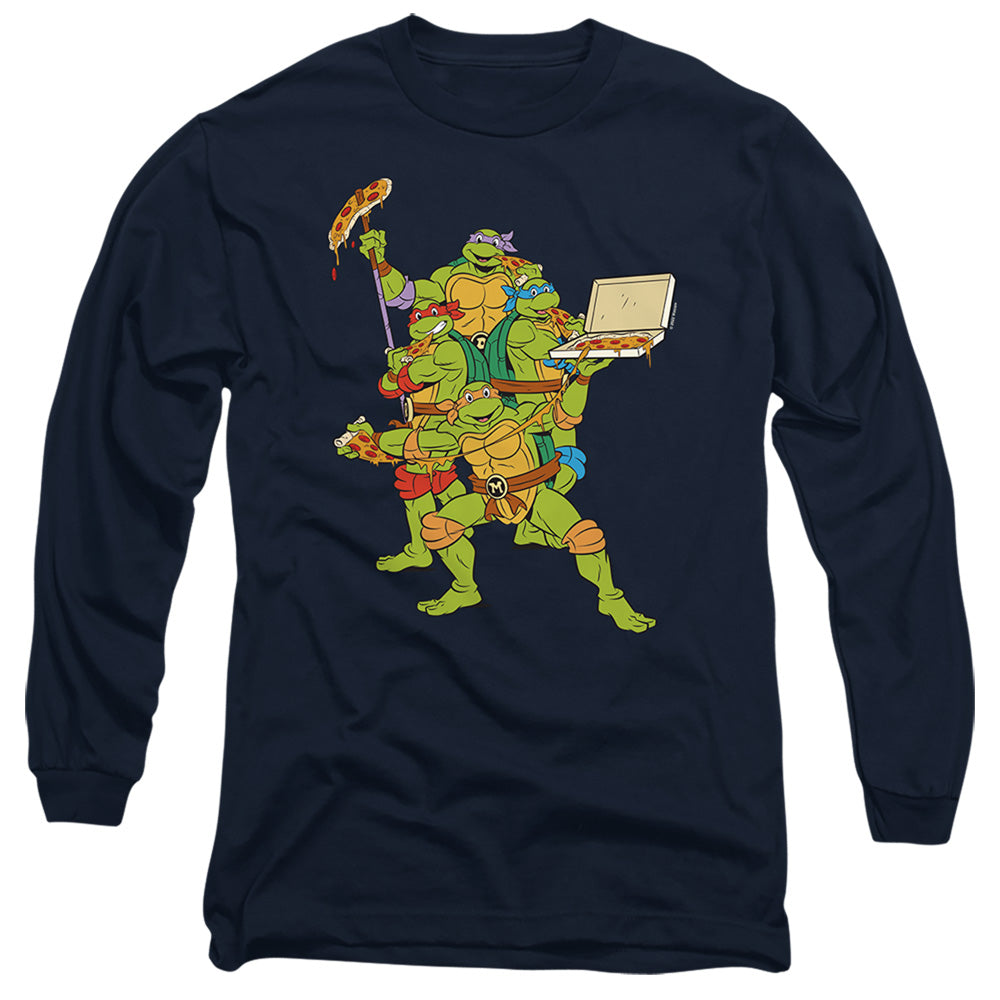 TMNT - Turtles Pizza - Adult Long Sleeve T-Shirt – YourFavoriteTShirts