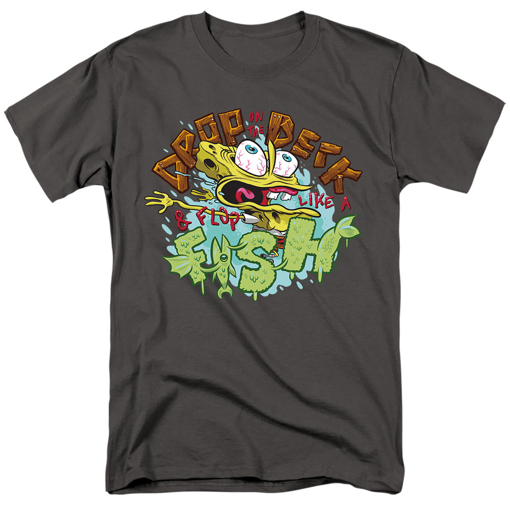SpongeBob SquarePants - Drop And Flop - Adult Men T-Shirt