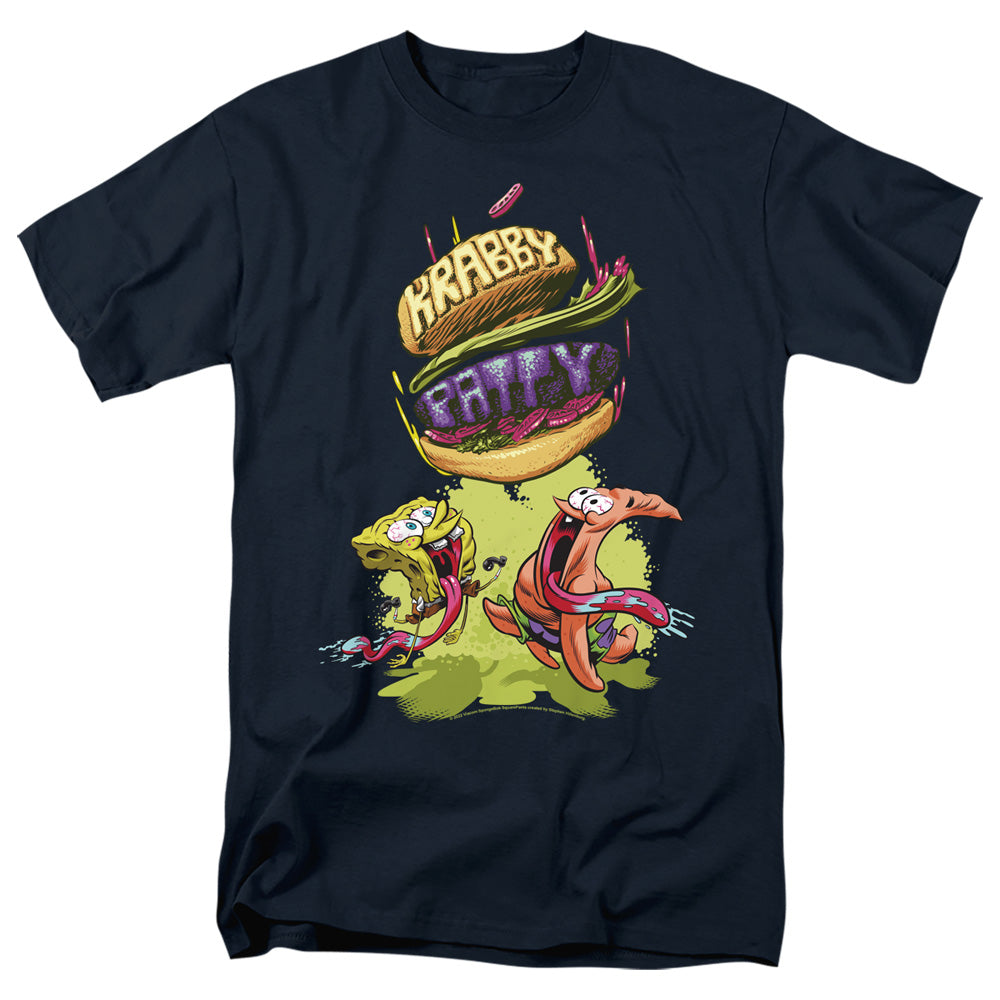SpongeBob SquarePants - Krabby Patty From The Sky - Adult Men T-Shirt