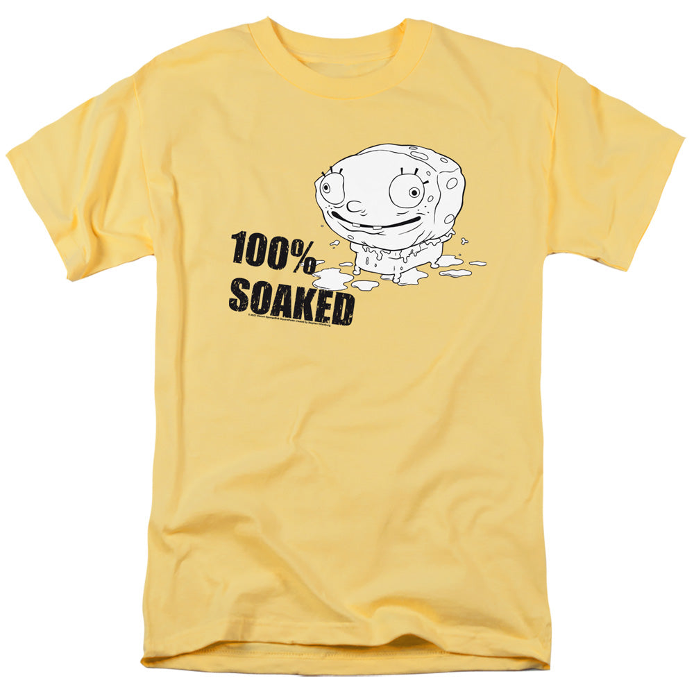 SpongeBob SquarePants - 100% Soaked - Adult Men T-Shirt