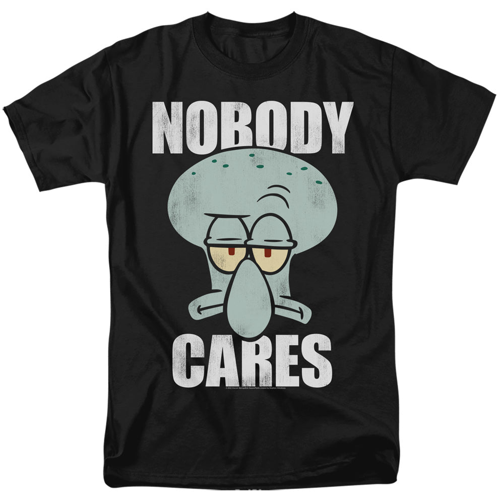SpongeBob SquarePants - Nobody Cares Meme - Adult Men T-Shirt