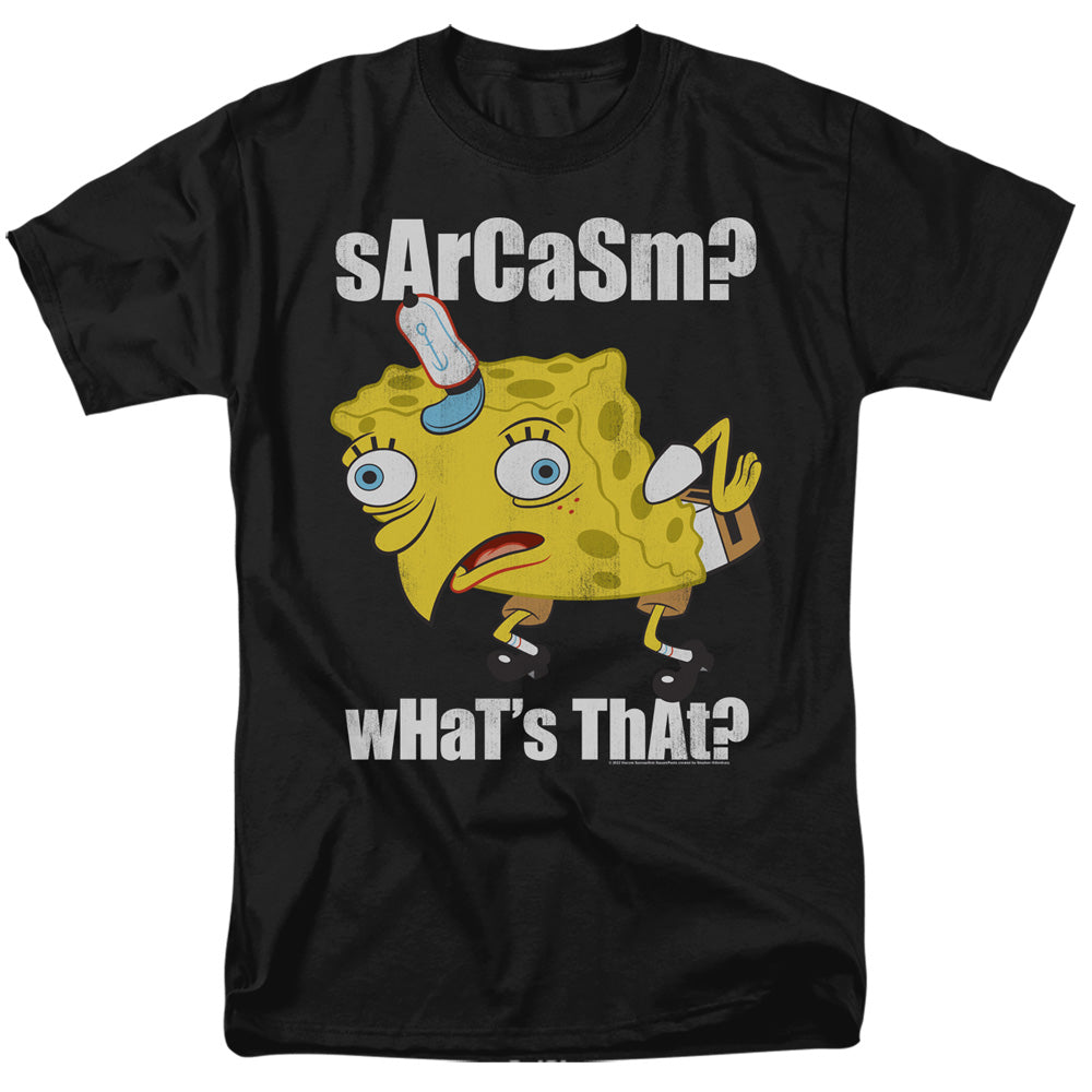 SpongeBob SquarePants - Sarcasm Meme - Adult Men T-Shirt