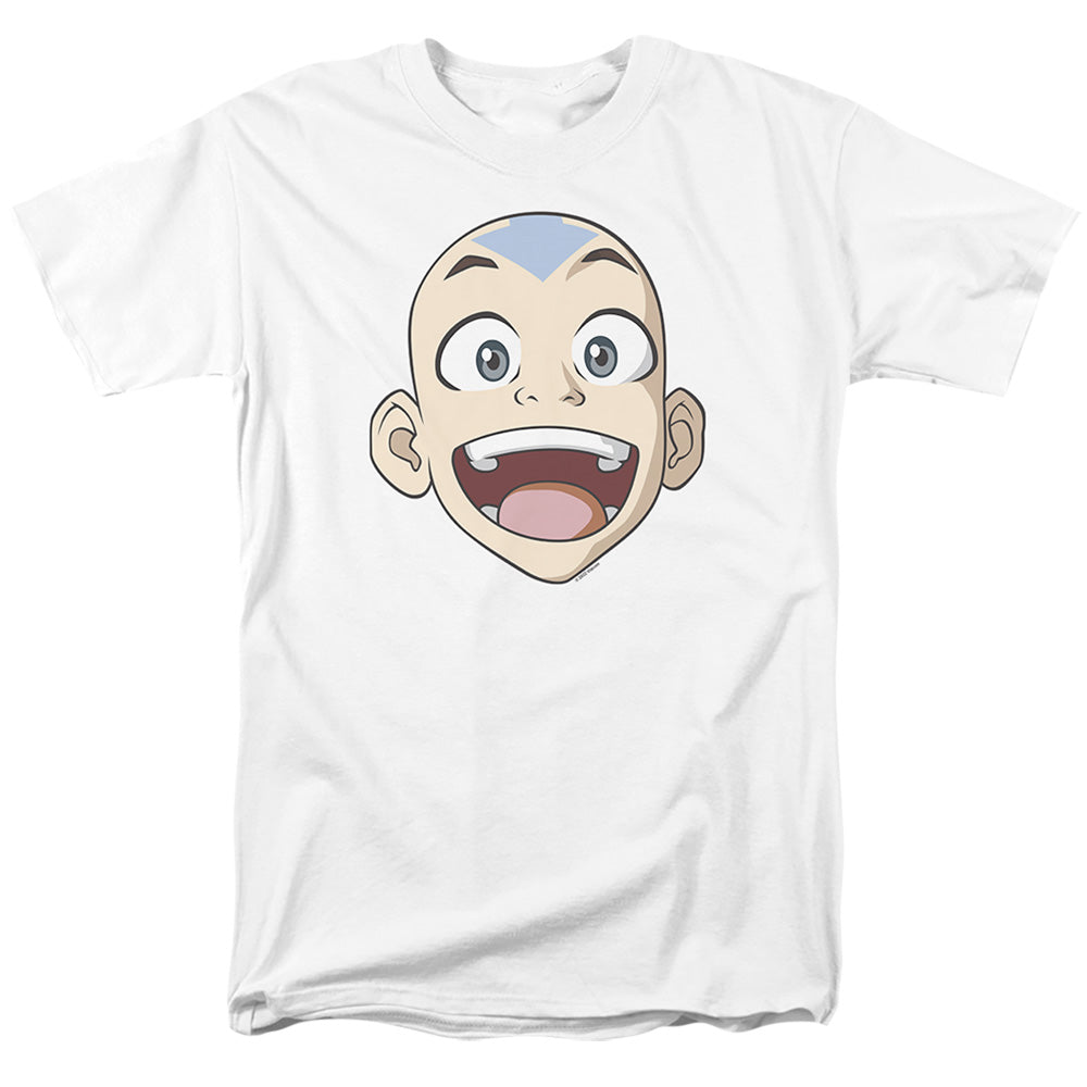 Avatar The Last Airbender - Big Aang Face - Adult Men T-Shirt