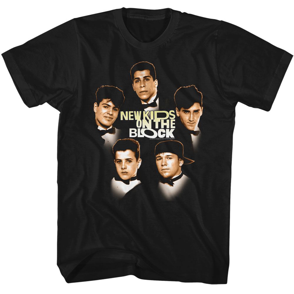 New Kids On The Block - Suit Pictures - Licensed Adult Short Sleeve T-Shirt