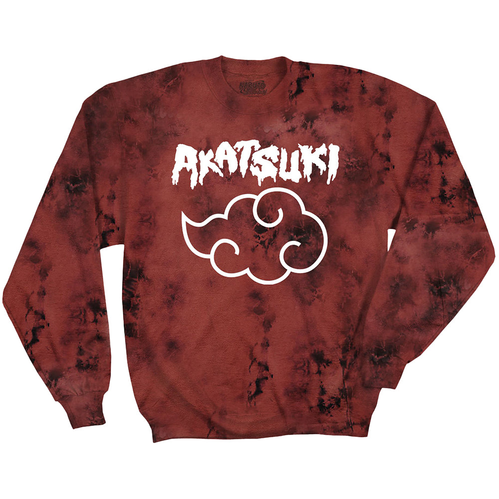 Naruto Shippuden Akatsuki Cloud Drip Licensed Adult Sweatshirt