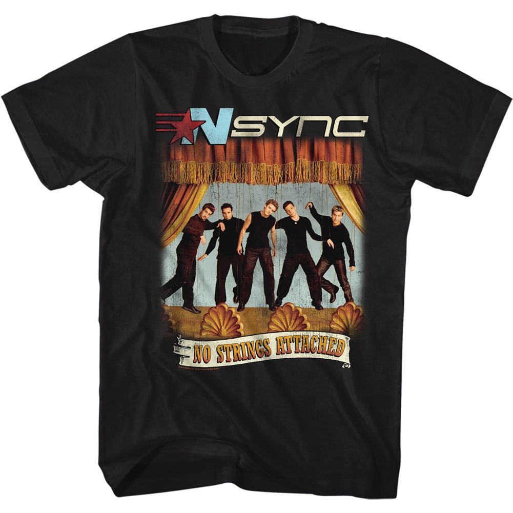 Nsync - No Strings No Words - Short Sleeve - Adult - T-Shirt