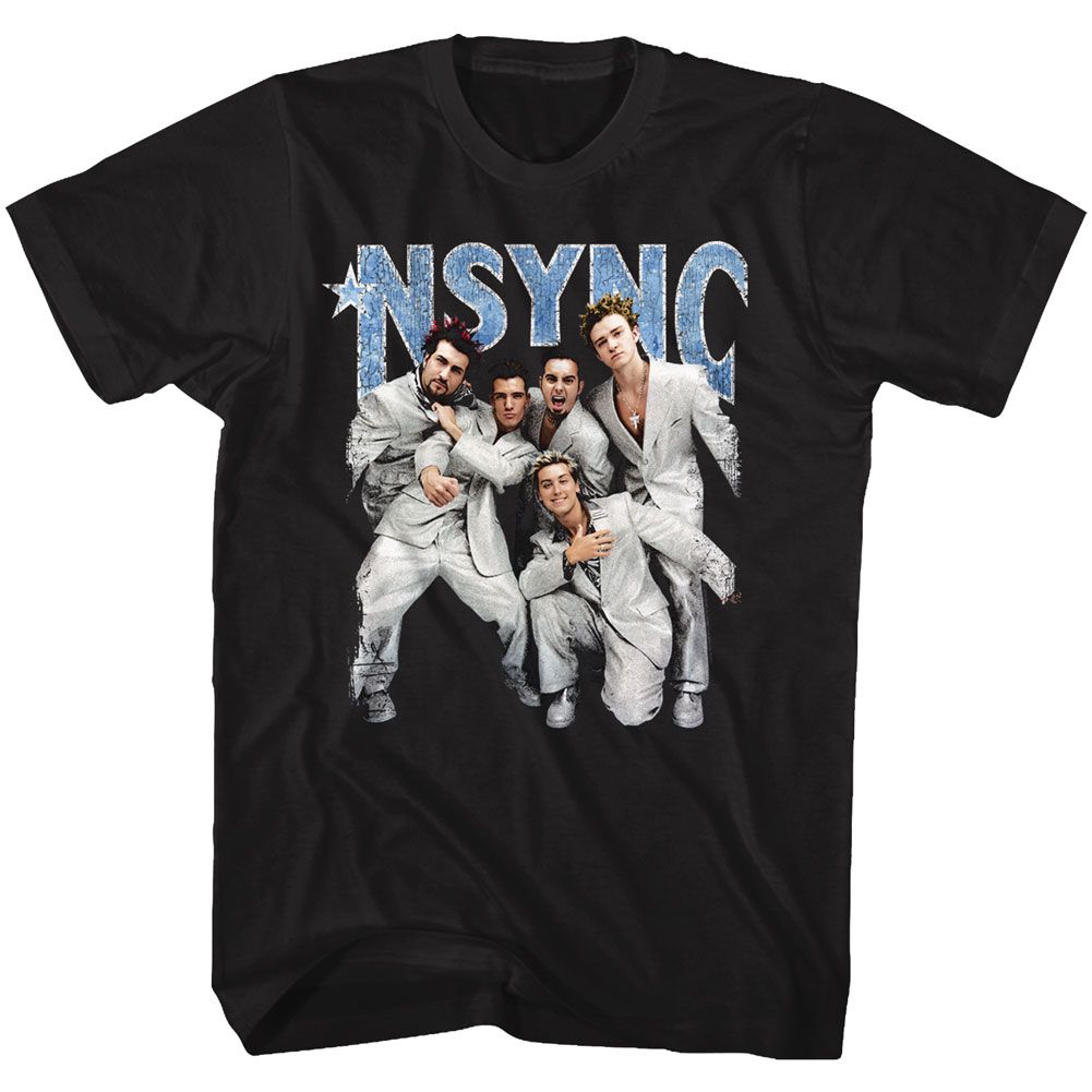 Nsync - Strike A Pose - Short Sleeve - Adult - T-Shirt