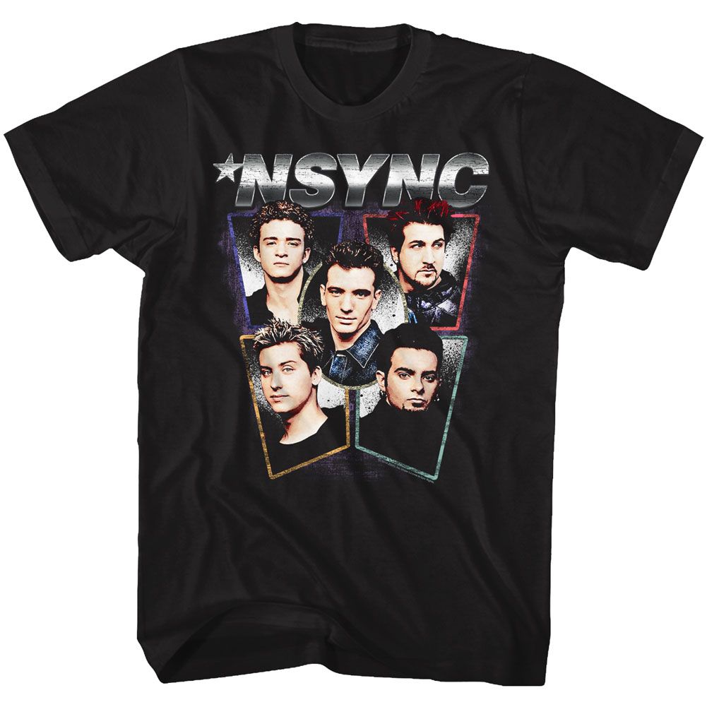 Nsync - Heads - Short Sleeve - Adult - T-Shirt