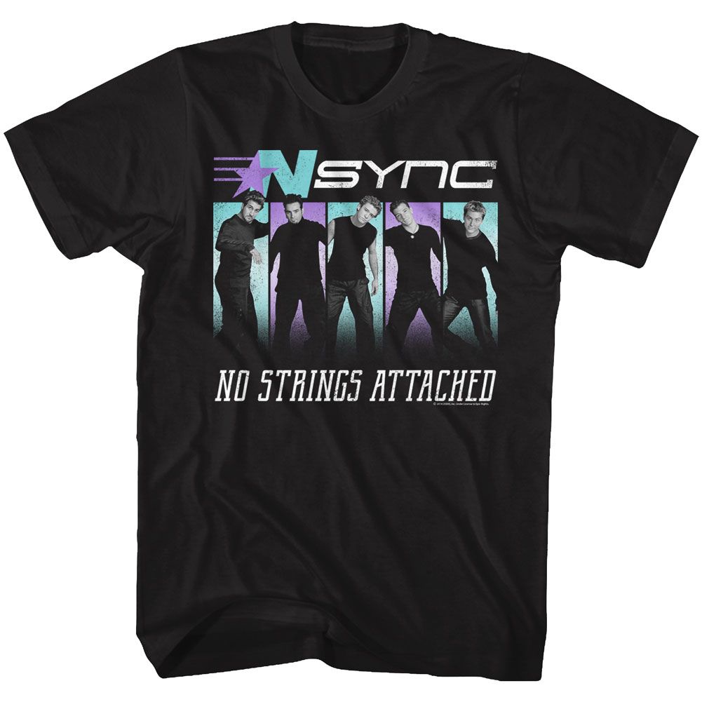 Nsync - Blue Purple - Short Sleeve - Adult - T-Shirt