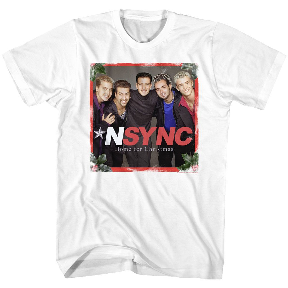 Nsync - Home For Christmas - Short Sleeve - Adult - T-Shirt