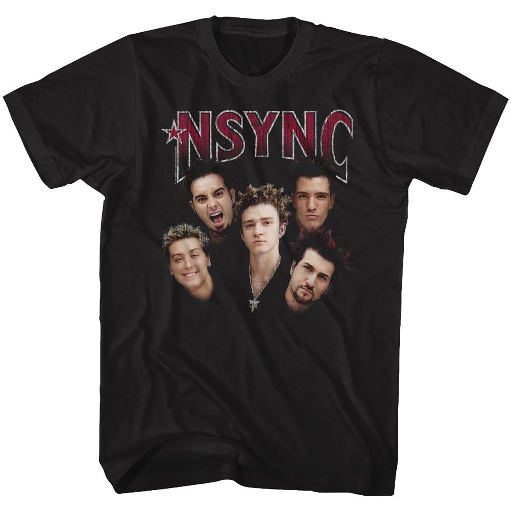 Nsync - Group Shot - Short Sleeve - Adult - T-Shirt