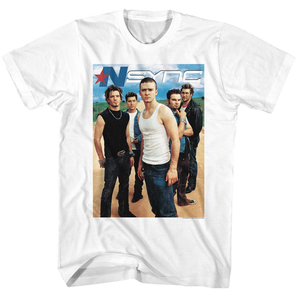 Nsync - Group Photo - Short Sleeve - Adult - T-Shirt
