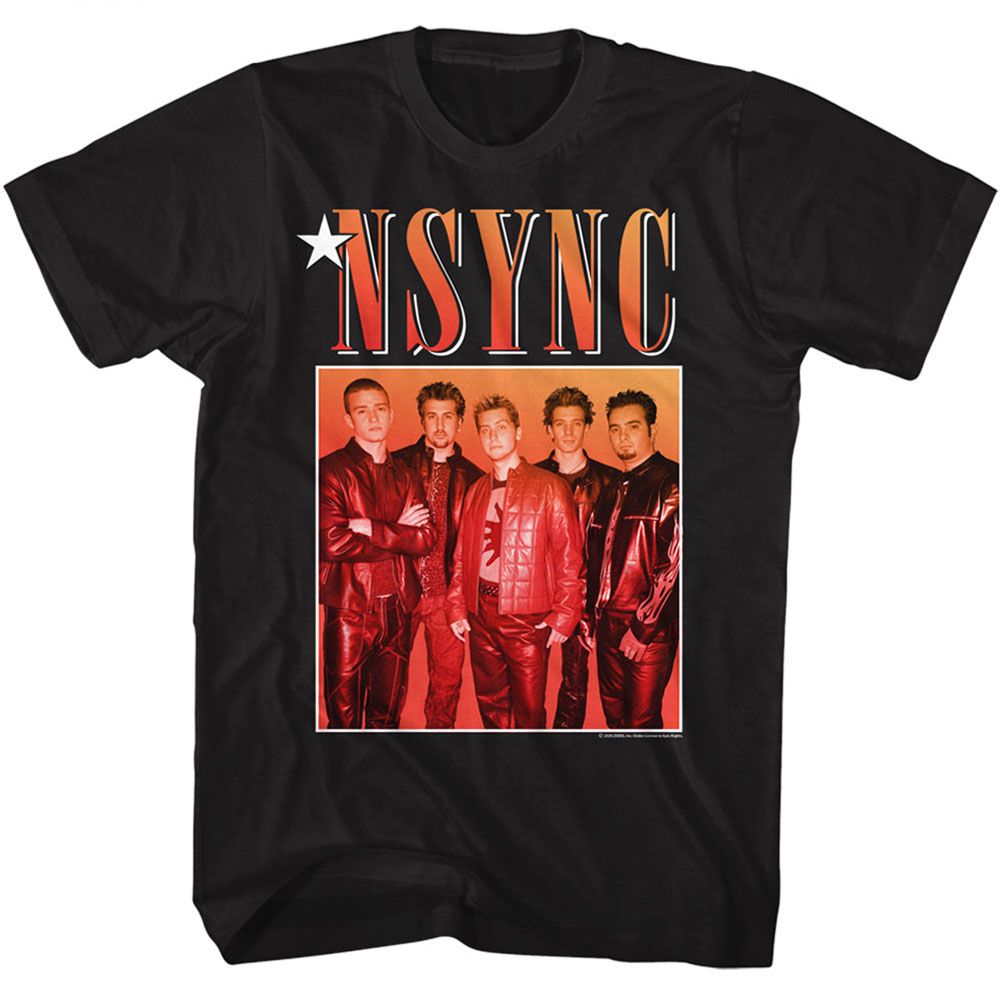 Nsync - Gradient Box - Short Sleeve - Adult - T-Shirt