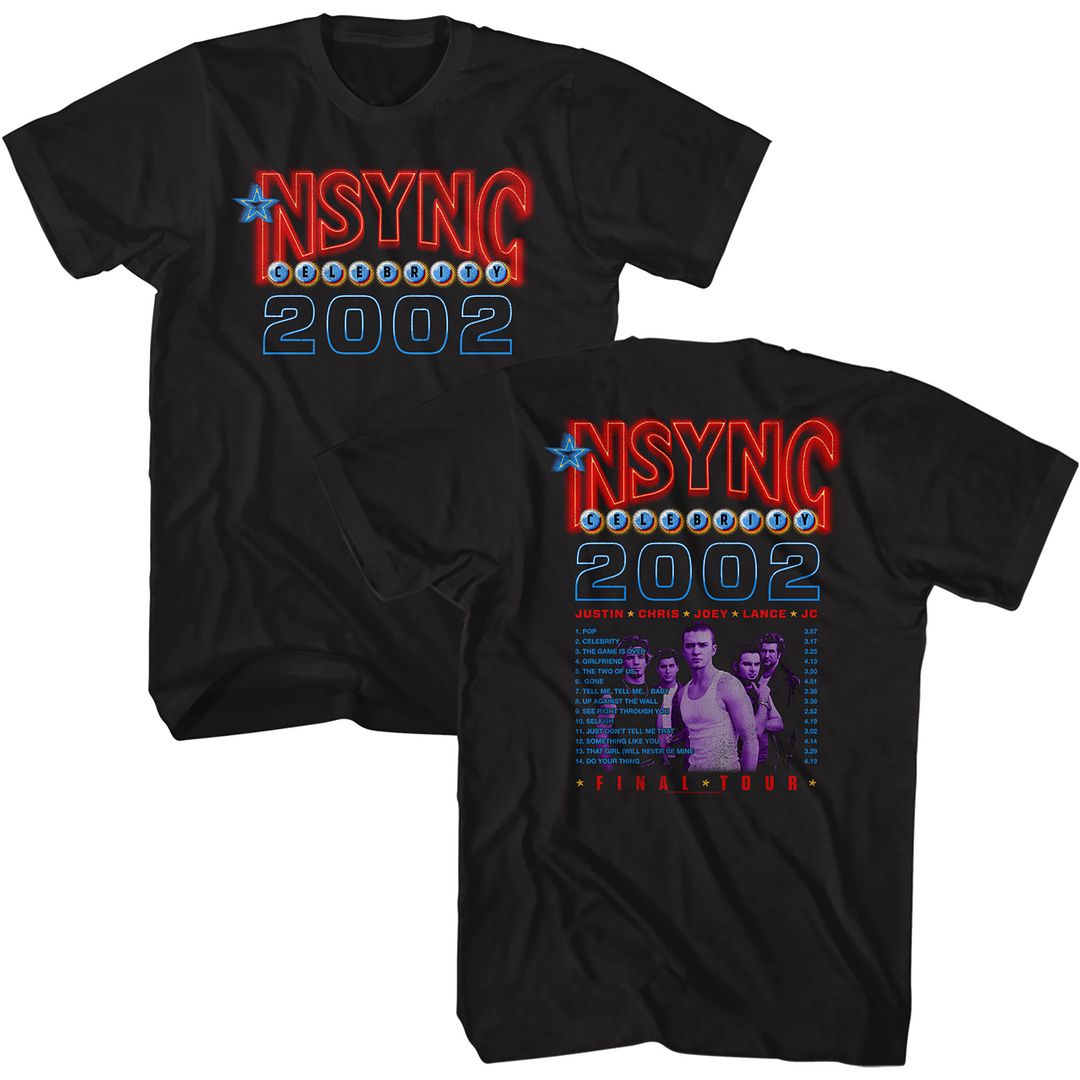 Nsync - Celebrity 2002 - Short Sleeve - Adult - T-Shirt