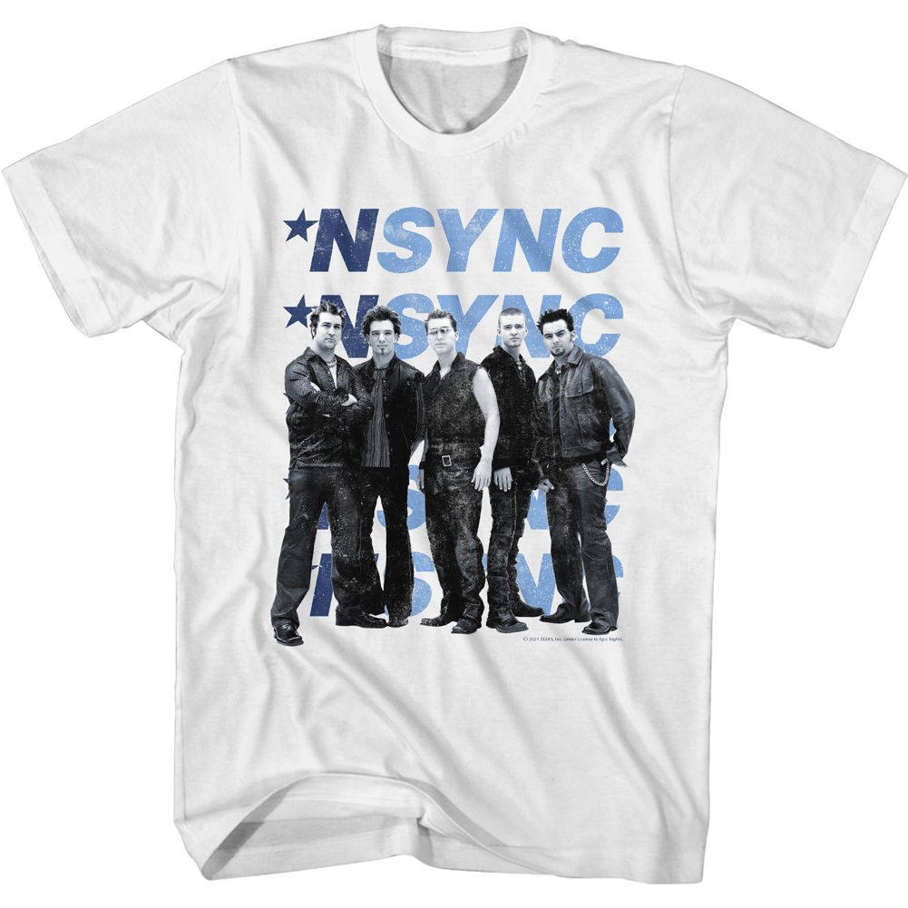 Nsync - Multi Logo - Short Sleeve - Adult - T-Shirt