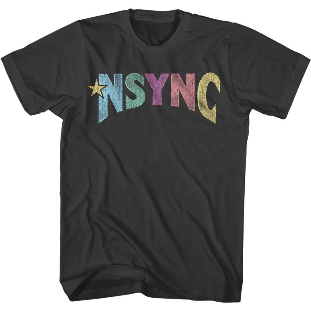 Nsync - Multi Color Logo - Short Sleeve - Adult - T-Shirt
