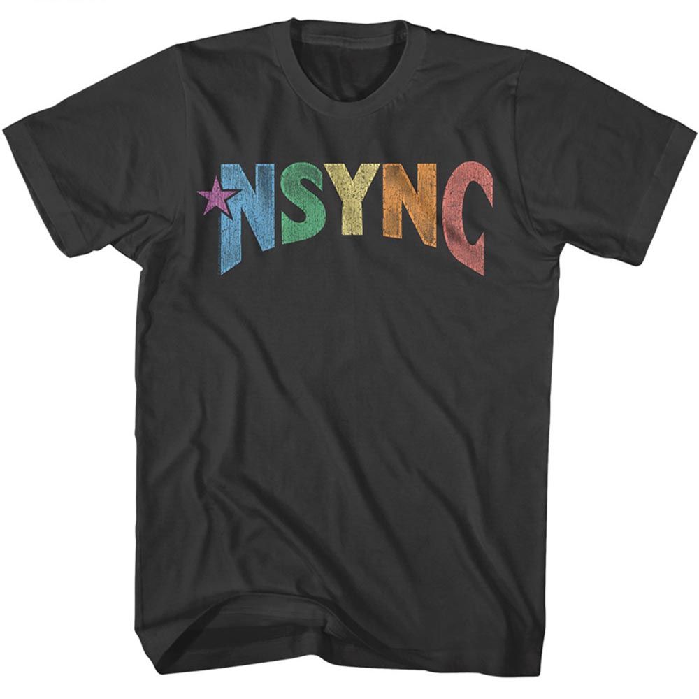 Nsync - Multi Color Logo 2 - Short Sleeve - Adult - T-Shirt