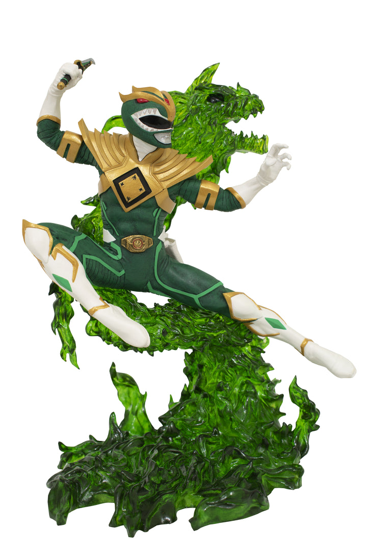 Mighty Morphin Power Rangers Gallery Green Ranger Diamond Select Toys PVC Statue