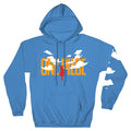One Piece Puffy Monkey D. Luffy & Clouds - Front Back & Sleeve Print - Licensed Adult Hoodie