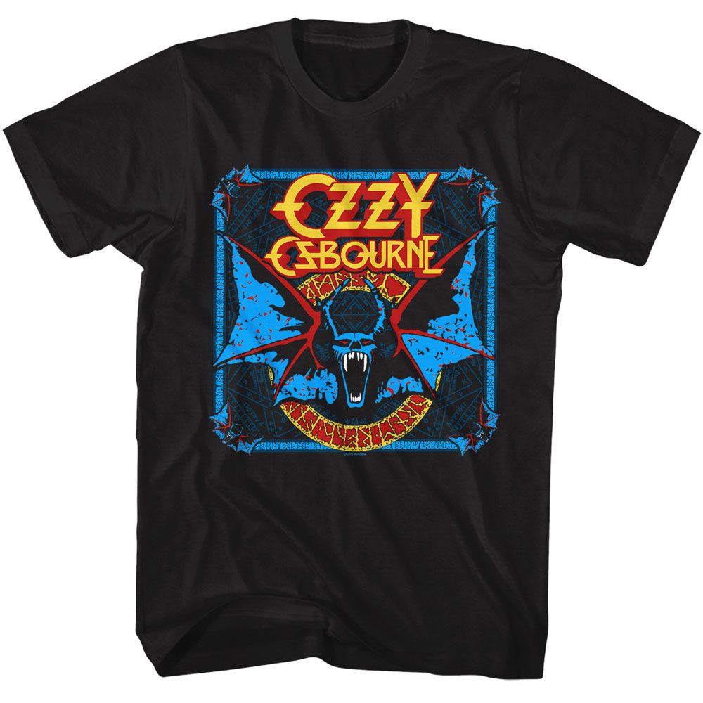 Ozzy Osbourne - Demon Bat - Officially Licensed - Adult Short Sleeve T-Shirt
