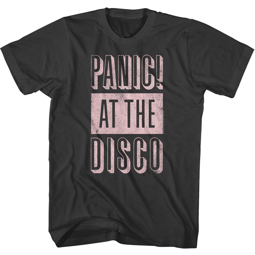 Panic At The Disco - Text - Short Sleeve - Adult - T-Shirt