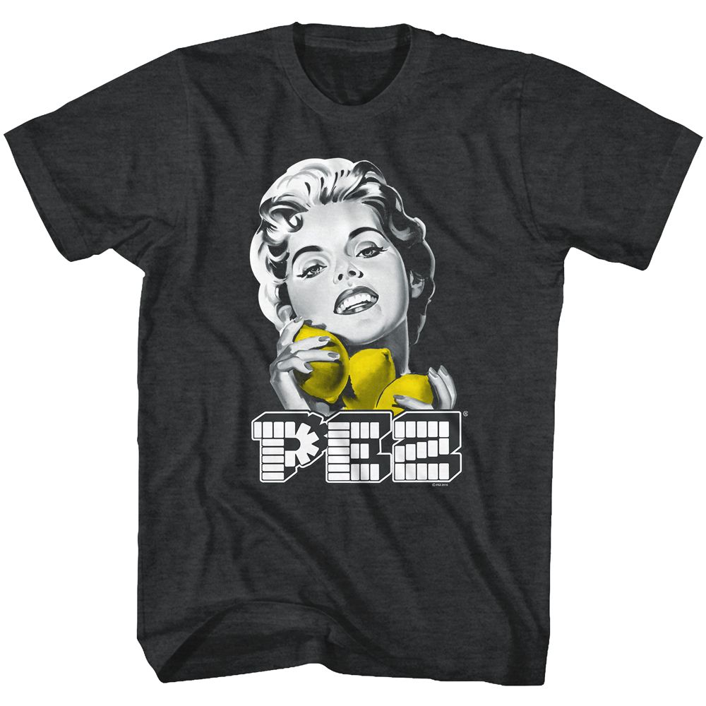 Pez - Lemon - Short Sleeve - Heather - Adult - T-Shirt