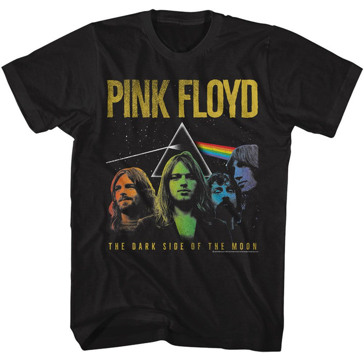 Pink Floyd - Dark Side Of The Moon Rainbow Band - Short Sleeve Adult T-Shirt