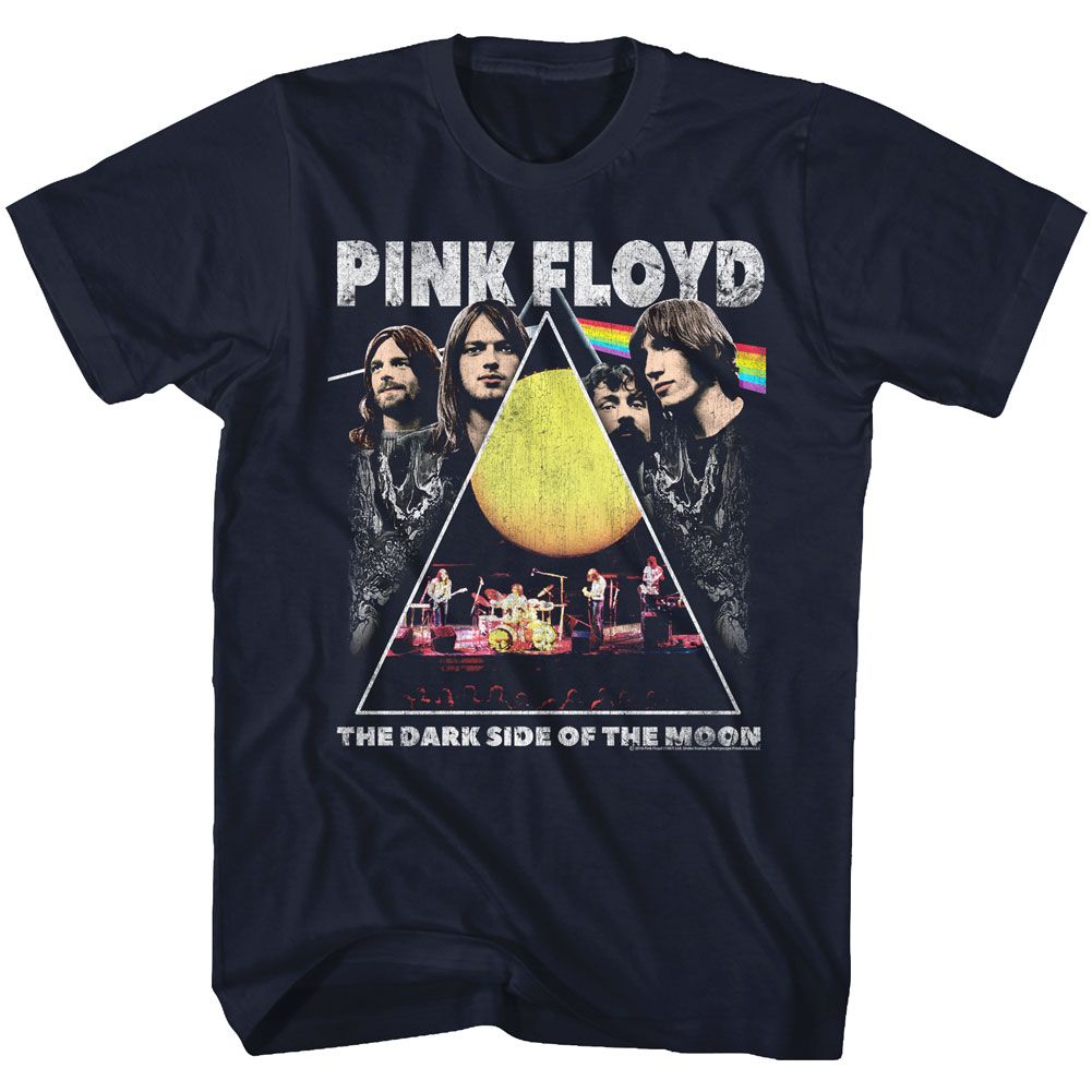 Pink Floyd - Concert & Group Photo - Short Sleeve - Adult - T-Shirt