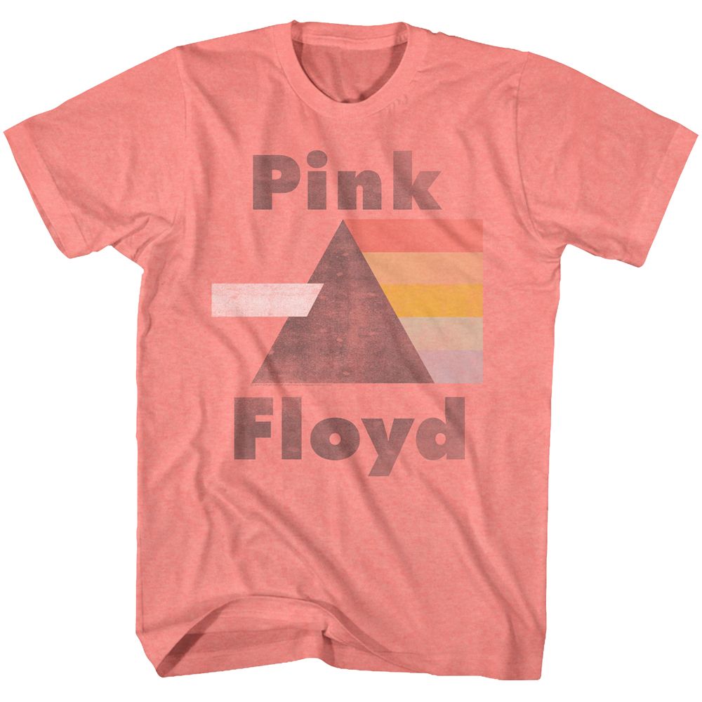 Pink Floyd - Triangle Gradient - Short Sleeve - Heather - Adult - T-Shirt
