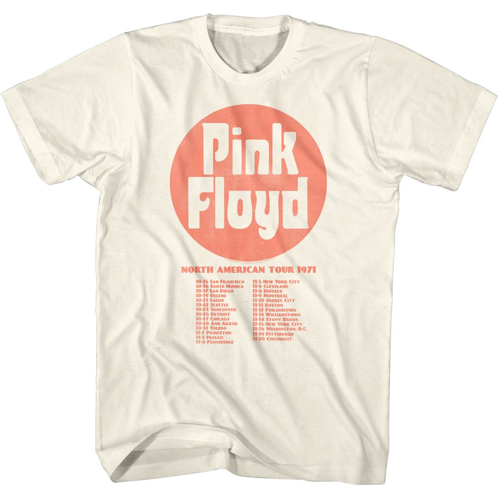 Pink Floyd - Frontdates - Short Sleeve - Adult - T-Shirt