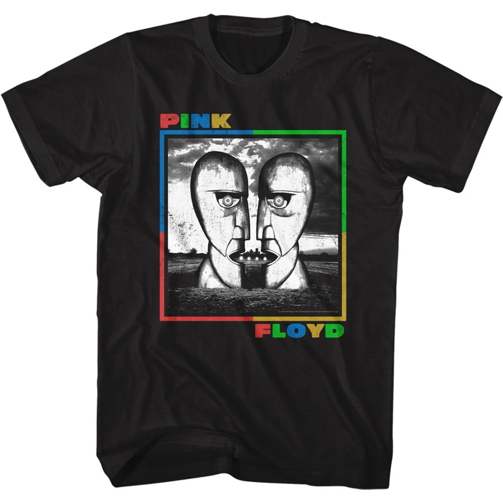 Pink Floyd - Black & White Division Bell - Short Sleeve - Adult - T-Shirt