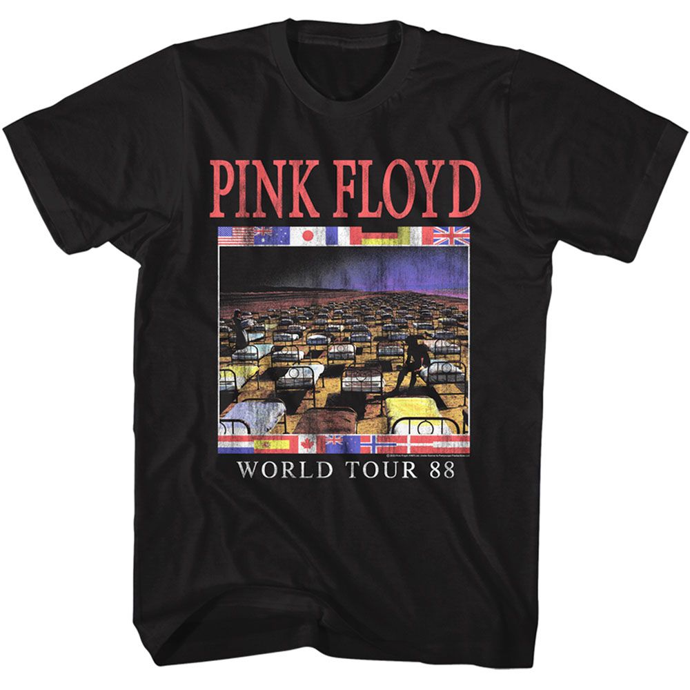 Pink Floyd - World Tour 88 - Short Sleeve - Adult - T-Shirt