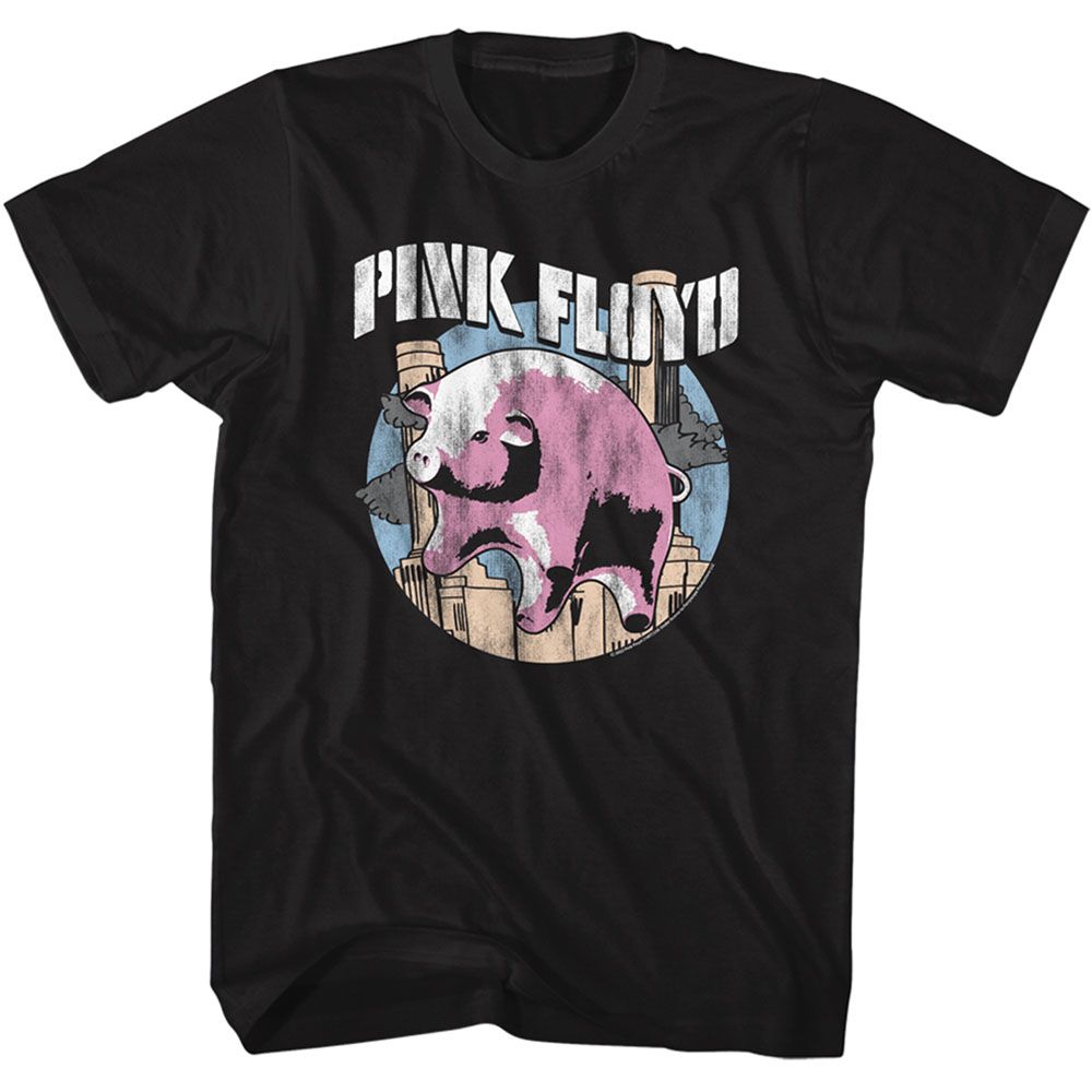 Pink Floyd - Flying Pig - Short Sleeve - Adult - T-Shirt