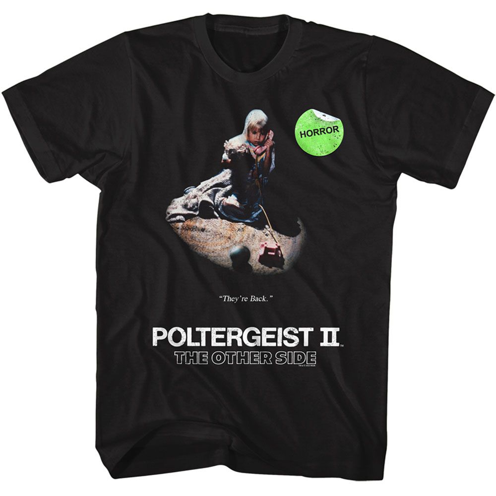 Poltergeist - Video Cassette Cover - Short Sleeve - Adult - T-Shirt