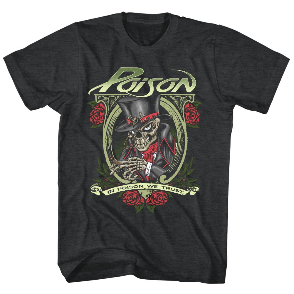 Poison - In Poison We Trust - Short Sleeve - Heather - Adult - T-Shirt