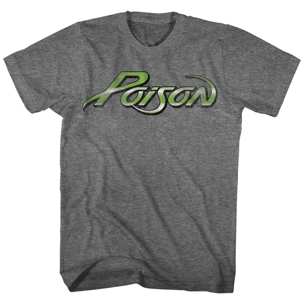Poison - Logo - Short Sleeve - Heather - Adult - T-Shirt