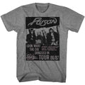 Poison - Look What Tour - Short Sleeve - Heather - Adult - T-Shirt
