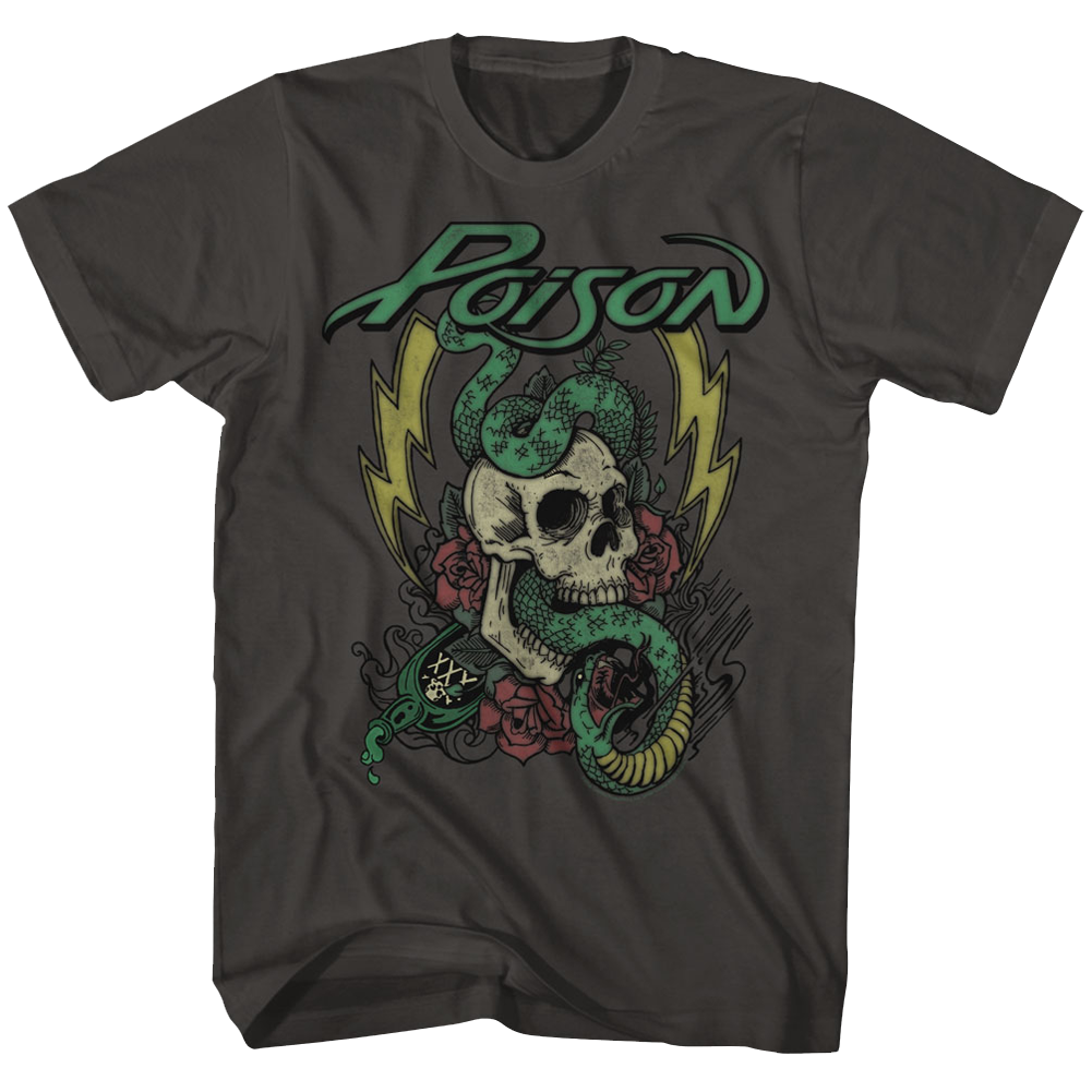 Poison - Colored Tattoo - Short Sleeve - Adult - T-Shirt