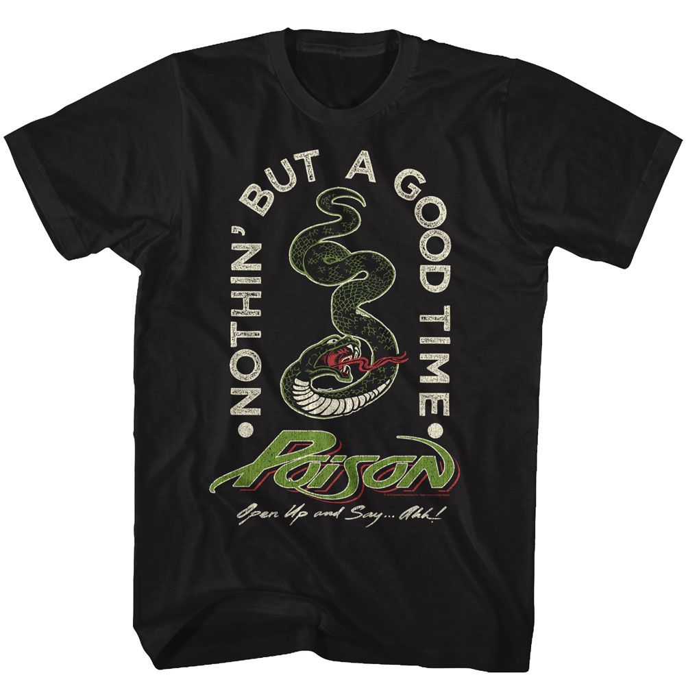 Poison - Nothin But A Good Time 2 - Short Sleeve - Adult - T-Shirt