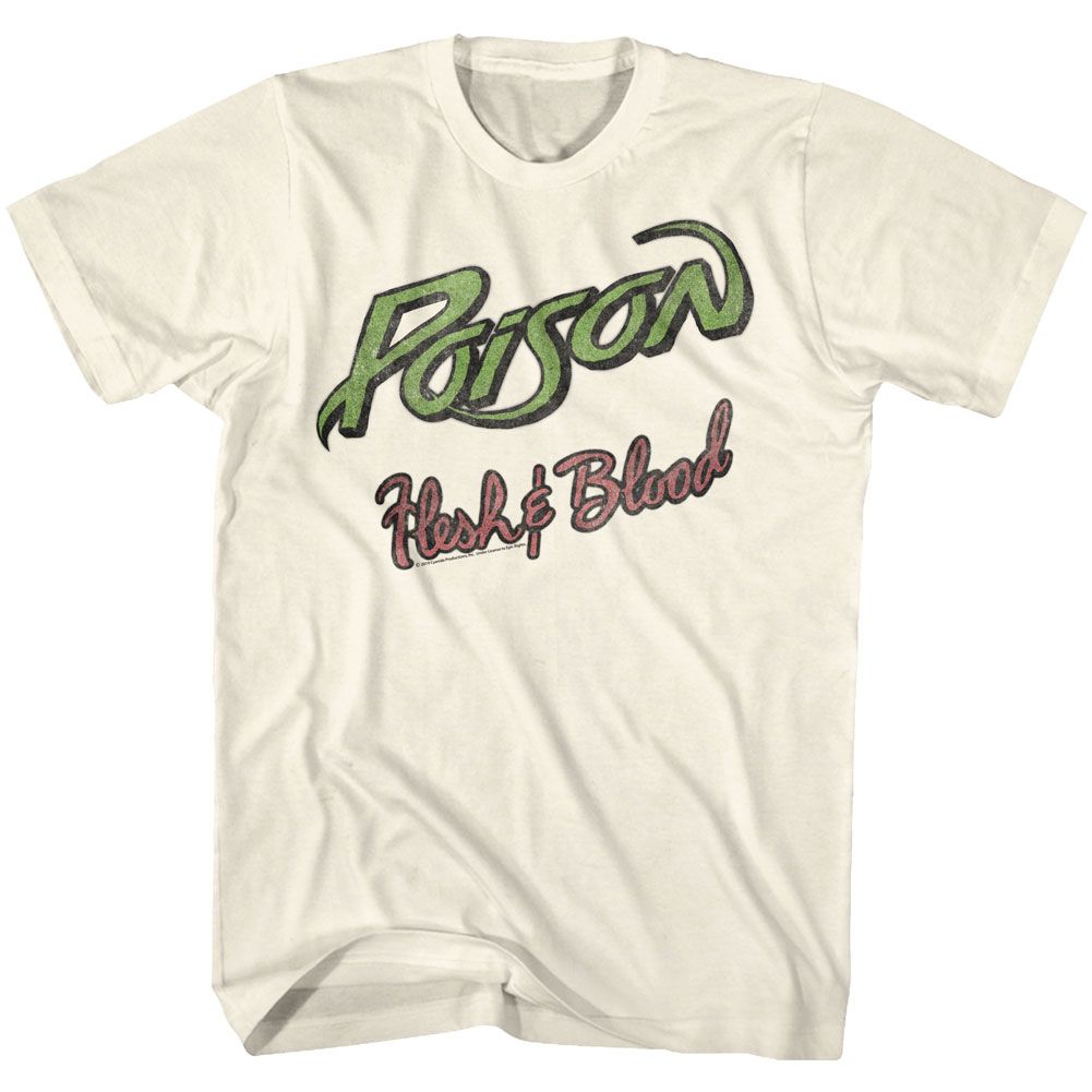 Poison - Flesh & Blood - Short Sleeve - Adult - T-Shirt