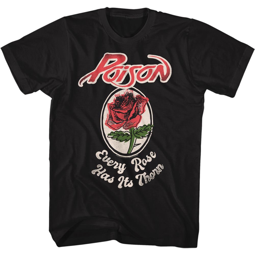 Poison - Every Rose - Short Sleeve - Adult - T-Shirt