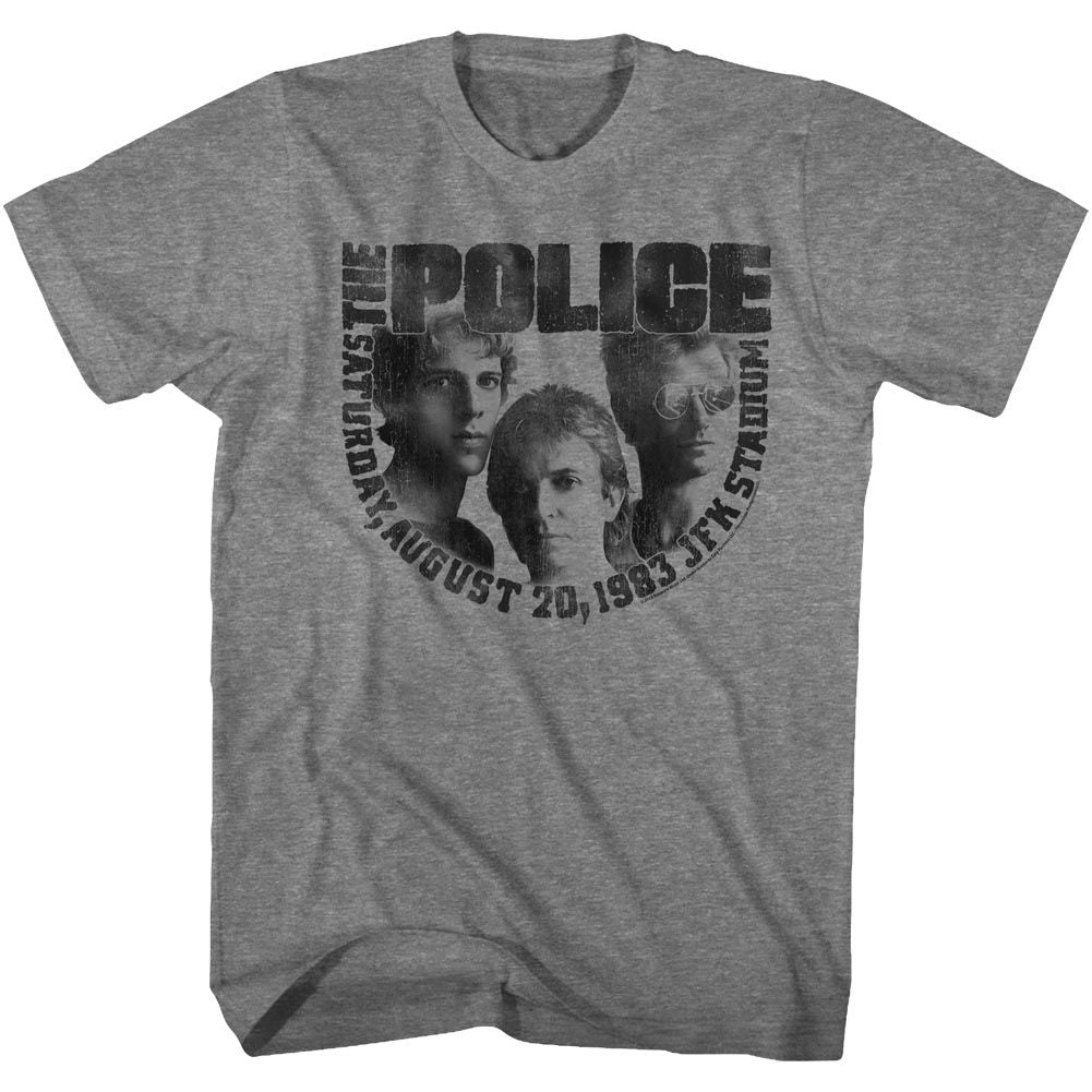 The Police - August 20 1983 - Short Sleeve - Heather - Adult - T-Shirt