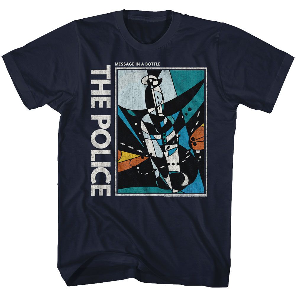 The Police - Message In A Bottle - Short Sleeve - Adult - T-Shirt