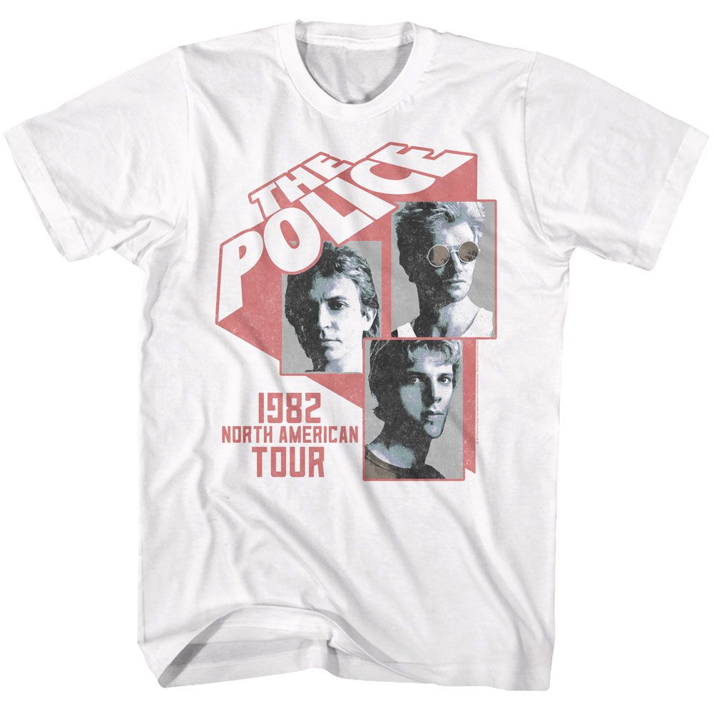 The Police - North America Tour - Short Sleeve - Adult - T-Shirt