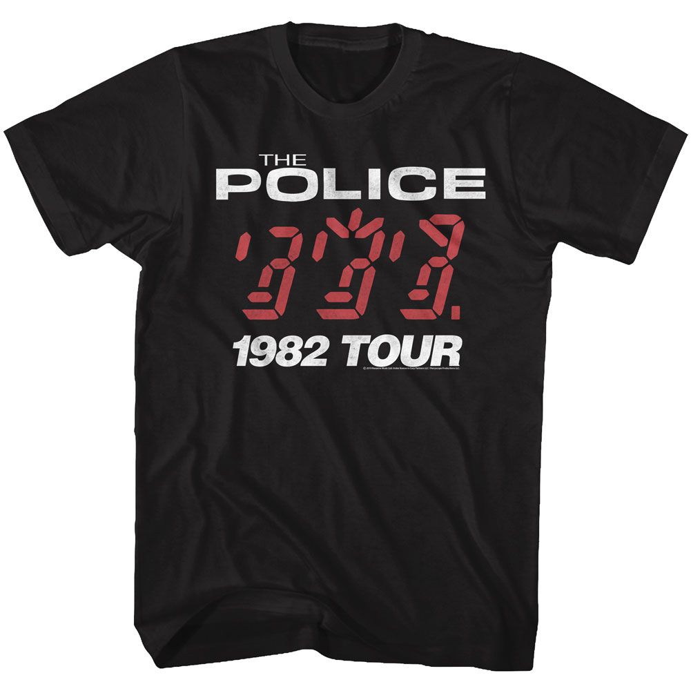 The Police - 82 Tour - Short Sleeve - Adult - T-Shirt
