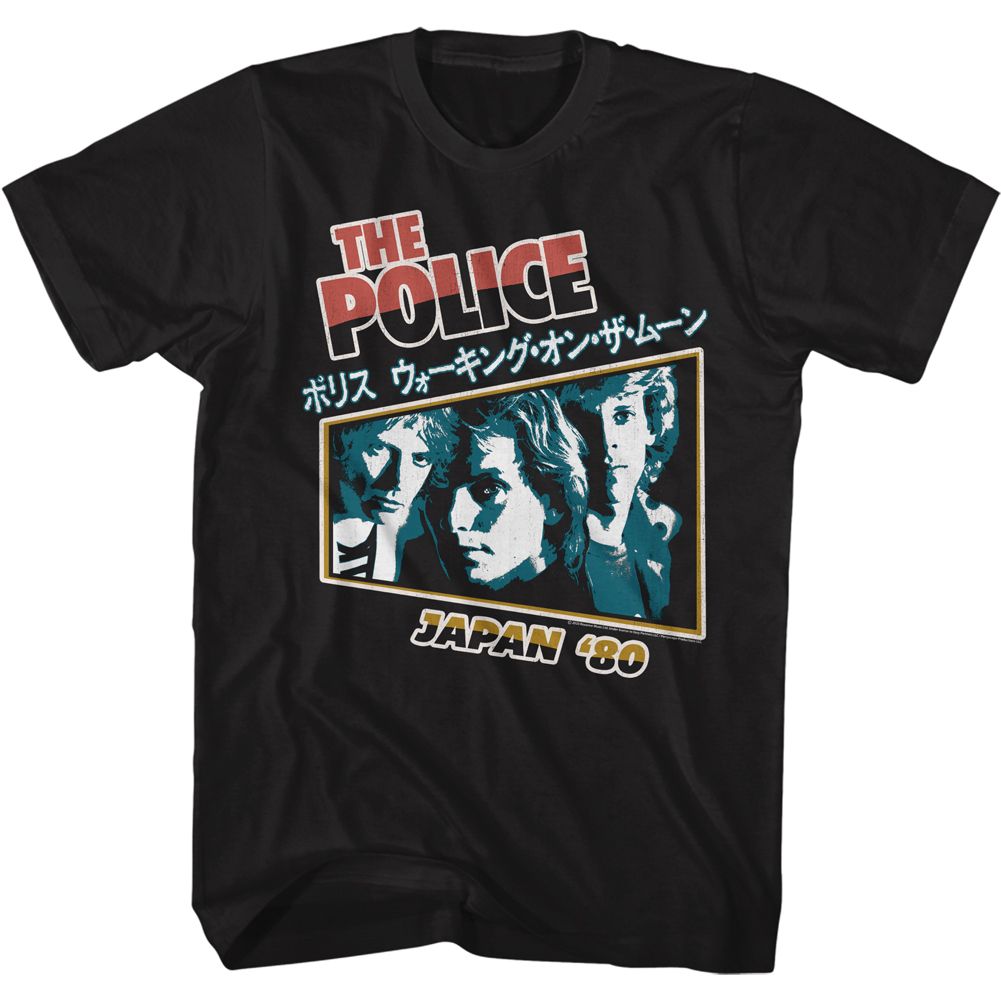The Police - Japan 80 - Short Sleeve - Adult - T-Shirt