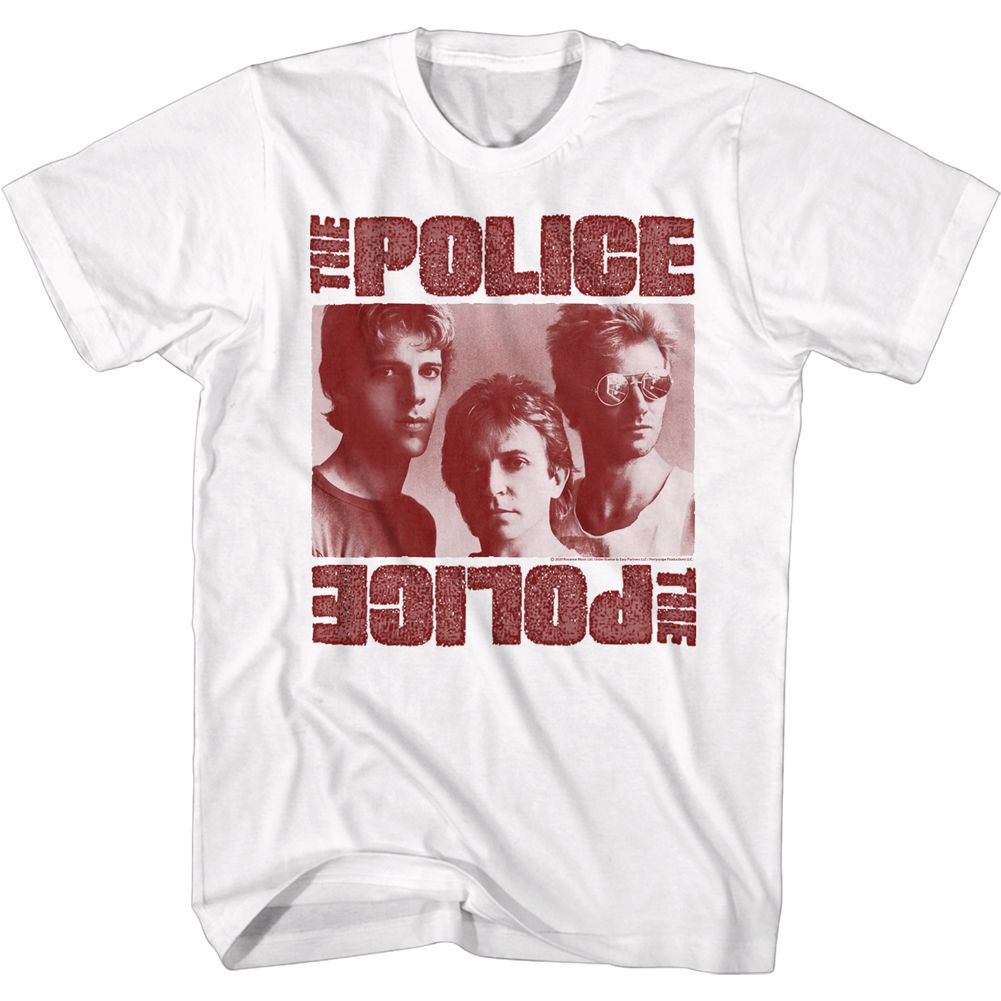 The Police - Monochrome - Short Sleeve - Adult - T-Shirt